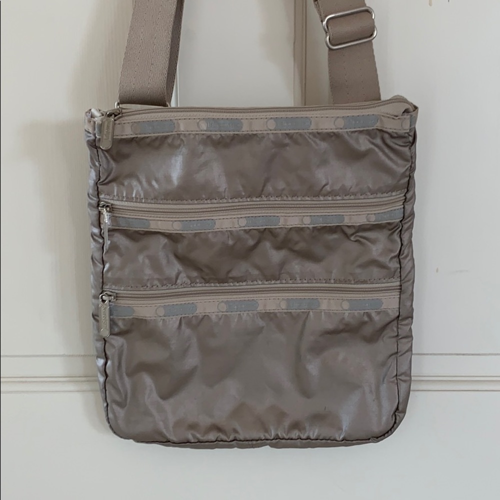 Le Sportsac Metallic Crossbody Bag